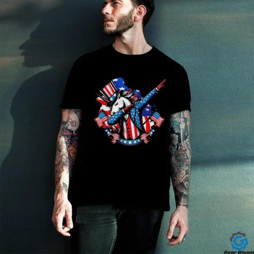 Dabbing Unicorn 4th Of July American Flag Patriotic Usa Flag hoodie, sweater, longsleeve, shirt v-neck, t-shirt