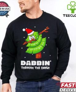 Dabbing’ through the snow Christmas shirt