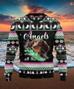 Dachshund Angel Ugly Christmas Sweater