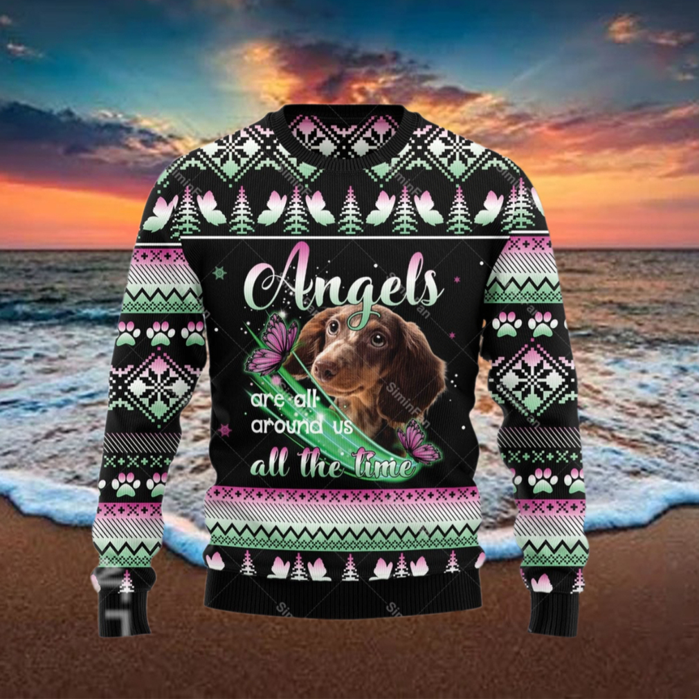 Dachshund Angel Ugly Christmas Sweater Dachshund Angel Ugly Christmas Sweater