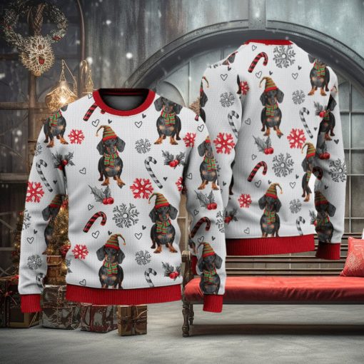 Dachshund Christmas Pattern Sweater Trending For Men And Women Gift Holidays