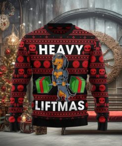 Dachshund Heavy Liftmas Ugly Sweater For Christmas