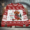 Chicago Blackhawks Tommy Hawk Santa Hat Ugly Christmas Sweater