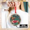 Dachshund Personalizeds Ornament