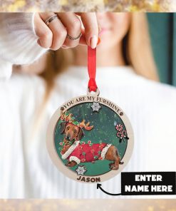 Dachshund Personalizeds  Ornament
