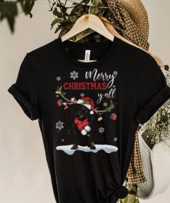 Dachshund Santa Reindeer Merry Christmas Y’all shirt