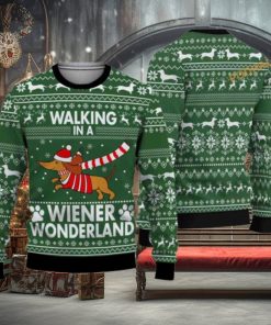 Dachshund Walking In A Weiner Wonderland Dachshund Family Christmas Sweater