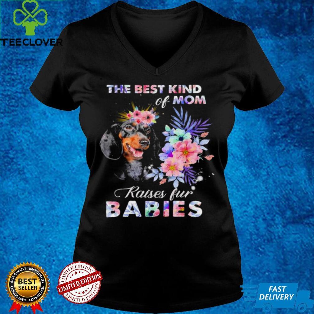 Dachshunds the best kind of mom raise fur babies shirt Dachshunds the best kind of mom raise fur babies shirt