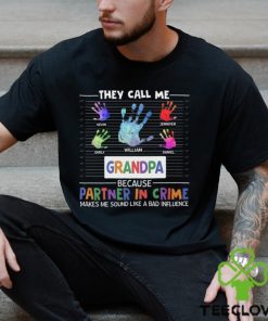 Dad Grandpa Partner In Crime Shirt