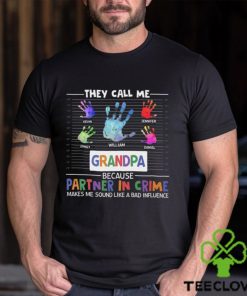 Dad Grandpa Partner In Crime Shirt