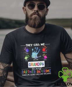 Dad Grandpa Partner In Crime Shirt