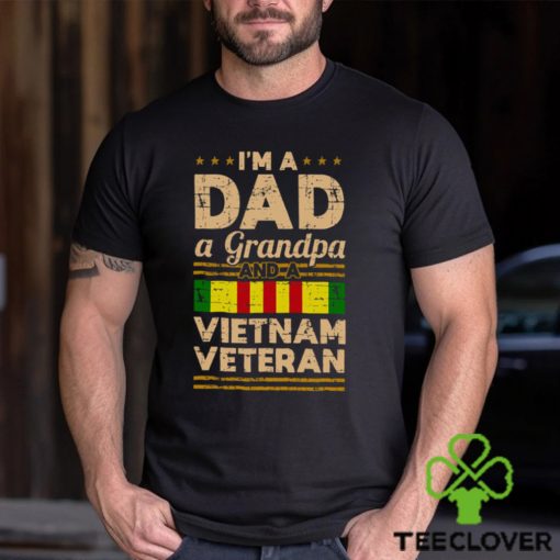 Dad Grandpa Vietnam Veteran Vintage Shirt Men’s Gift T Shirt