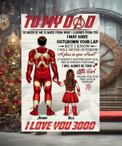 Dad I Love Your 3000, Personalized Canvas Print, Father's Day Gifts
