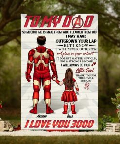 Dad I Love Your 3000, Personalized Canvas Print, Father's Day Gifts
