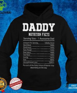 Dad Nutrition Facts Jokes Father’s Day Shirt