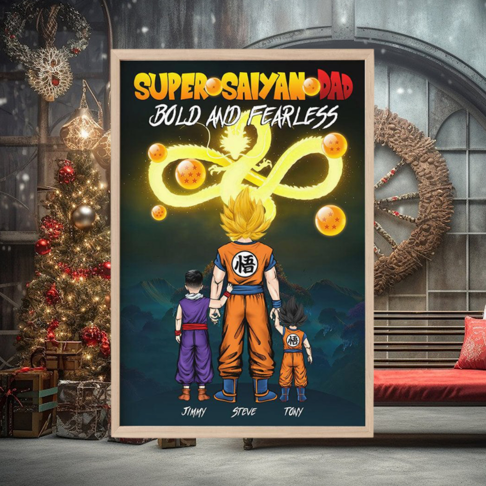 Dad Personalized Canvas Print Dad Personalized Canvas Print