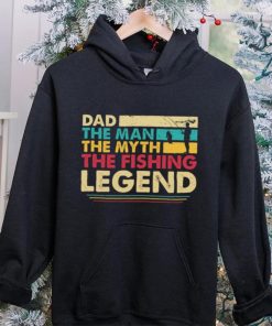Dad The Man The Myth The Fishing Legend Shirt Long Sleeve Tee