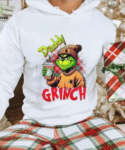 Daddy Grinch Leopard Christmas 2023V Shirt