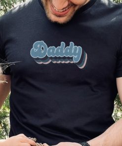 Daddy Retro Groovy Shirt Pregnancy Announcement Father’s Day Gift