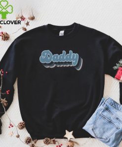 Daddy Retro Groovy Shirt Pregnancy Announcement Father’s Day Gift