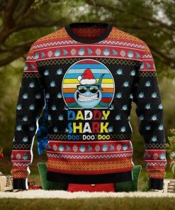 Daddy Shark Ugly Christmas Sweater Impressive Gift For Men And Women