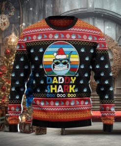 Daddy Shark Ugly Christmas Sweater Impressive Gift For Men And Women
