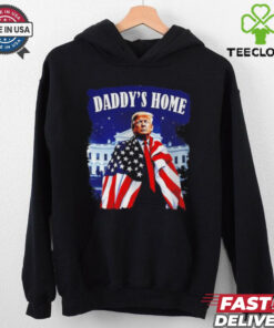 Daddy’s home 2024 Donald Trump take America back US flag shirt