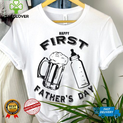 Dad’s first father’s day beer and bottle hoodie, sweater, longsleeve, shirt v-neck, t-shirt