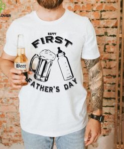 Dad’s first father’s day beer and bottle hoodie, sweater, longsleeve, shirt v-neck, t-shirt