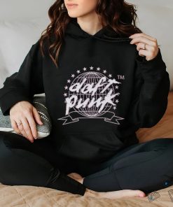 Daft Punk World Logo Boyfriend Fit Girls T Shirt