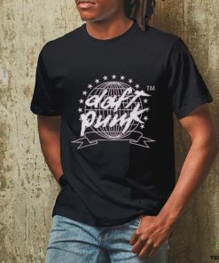 Daft Punk World Logo Boyfriend Fit Girls T Shirt