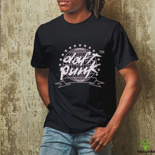 Daft Punk World Logo Boyfriend Fit Girls T Shirt