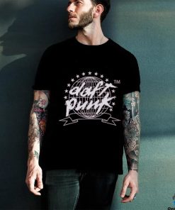 Daft Punk World Logo Boyfriend Fit Girls T Shirt