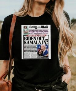 Daily Mail Biden Out Kamala In Shirt