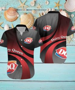 Dairy Queen Island Logo 3D Hawaiian Shirt For Men And Women