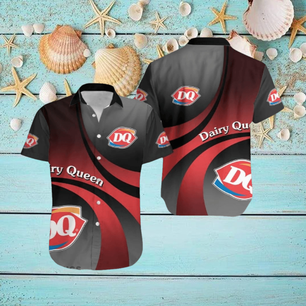 Dairy Queen Island Logo 3D Hawaiian Shirt For Men And Women Dairy Queen Island Logo 3D Hawaiian Shirt For Men And Women