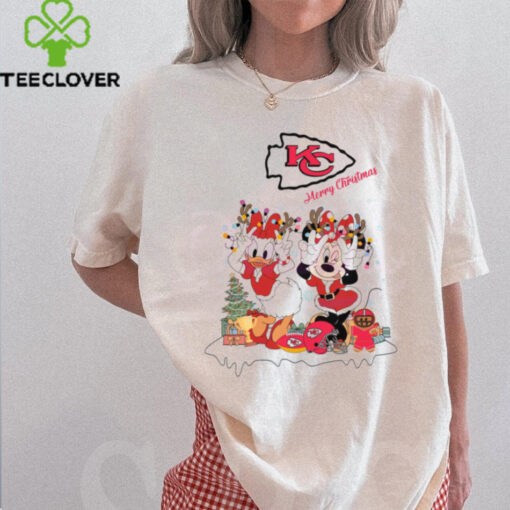 Daisy And Minnie Merry Christmas Kansas City Chiefs Shirt