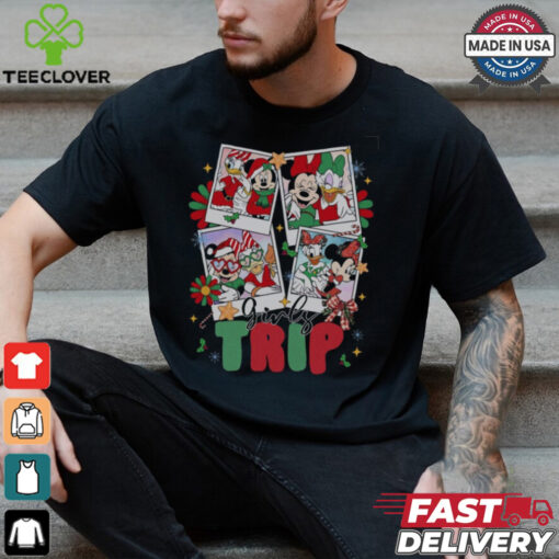 Daisy and Minnie Girl Trip Christmas Photos Shirt