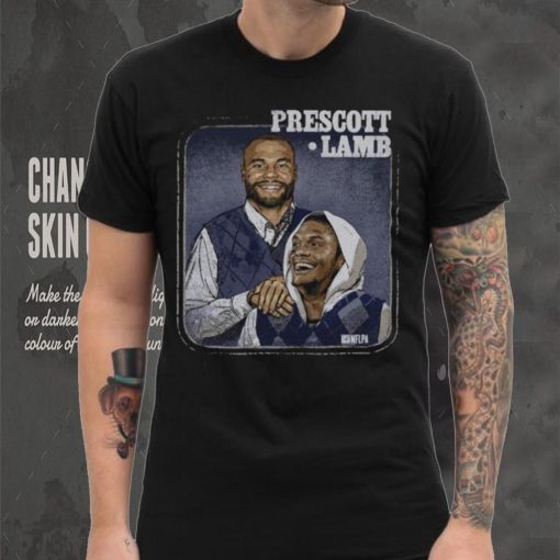 Dak Prescott & CeeDee Lamb Dallas Step Brothers WHT Shirt