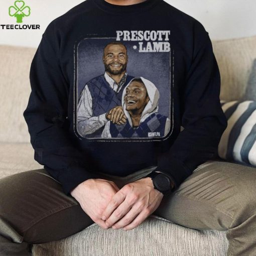 Dak Prescott & CeeDee Lamb Dallas Step Brothers WHT Shirt