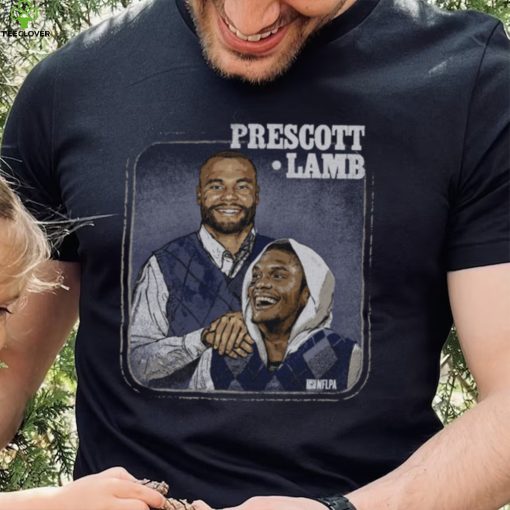 Dak Prescott & CeeDee Lamb Dallas Step Brothers WHT Shirt