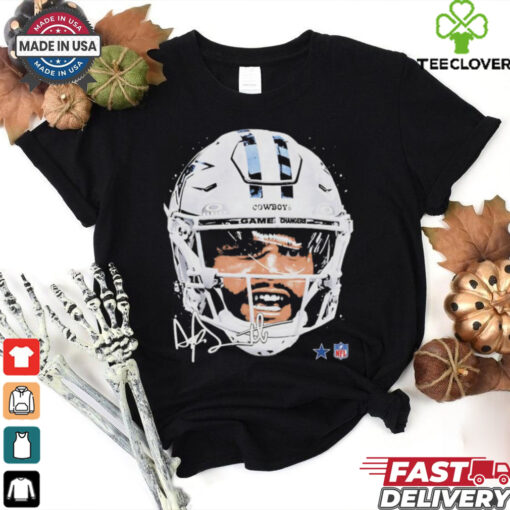 Dak Prescott Dallas Cowboys NFL football big face signature graphic shirt