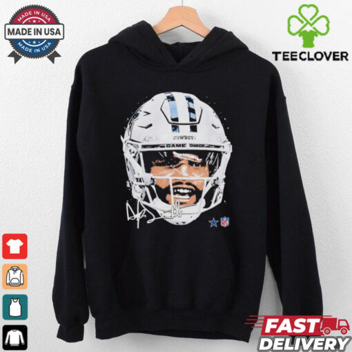 Dak Prescott Dallas Cowboys NFL football big face signature graphic shirt