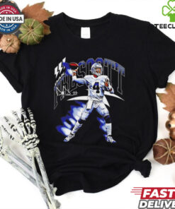 Dak Prescott Dallas Cowboys NFL football retro vintage shirt