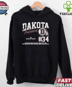 Dakota Indians #34 Celebrating The Rich History And Tradition Of High School Girls Volleyball Shirt