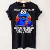 DalatFashionLLC blue cookies monster I may look calm but in my head I’ve slapped you 3 times hoodie, sweater, longsleeve, shirt v-neck, t-shirt