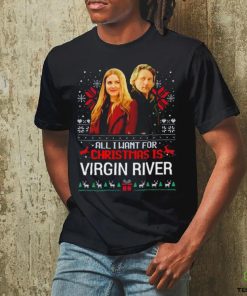 DalatStore all I want for Christmas is Virgin River hoodie, sweater, longsleeve, shirt v-neck, t-shirt