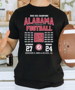 Dalatshirt alabama Crimson Tide 2023 SEC Champions Alabama football T shirt