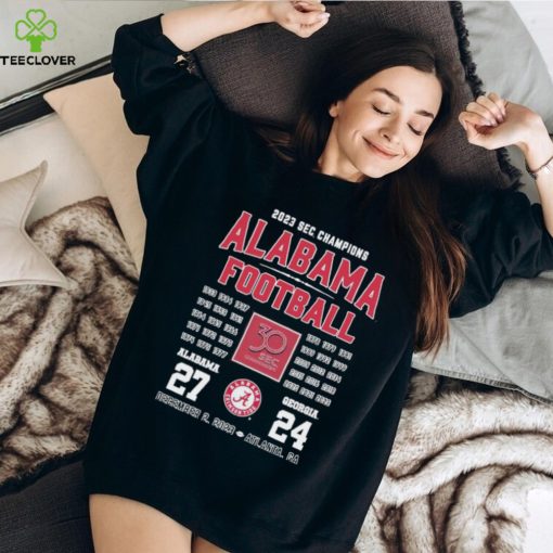Dalatshirt alabama Crimson Tide 2023 SEC Champions Alabama football T shirt