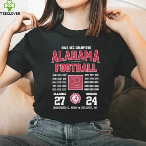 Dalatshirt alabama Crimson Tide 2023 SEC Champions Alabama football T shirt